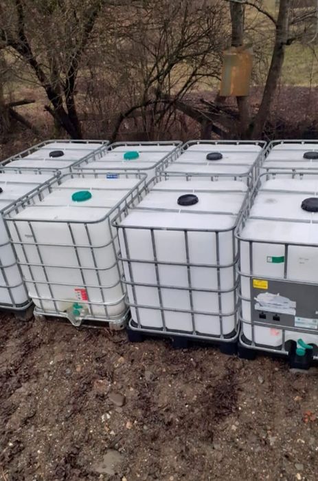 Ibc- 1000 litrii# BAZIN PLASTIC # CURAT #