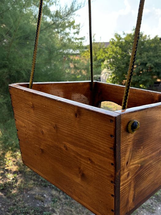 Hintă din lemn de pjn pentru copii,HandMade