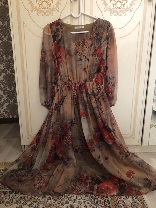 Шифоновое новое платье 5000тг