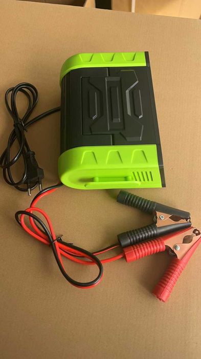 Смарт Зарядно за акумулатор 16A 12v - 24v с амперметър и процесор AGM