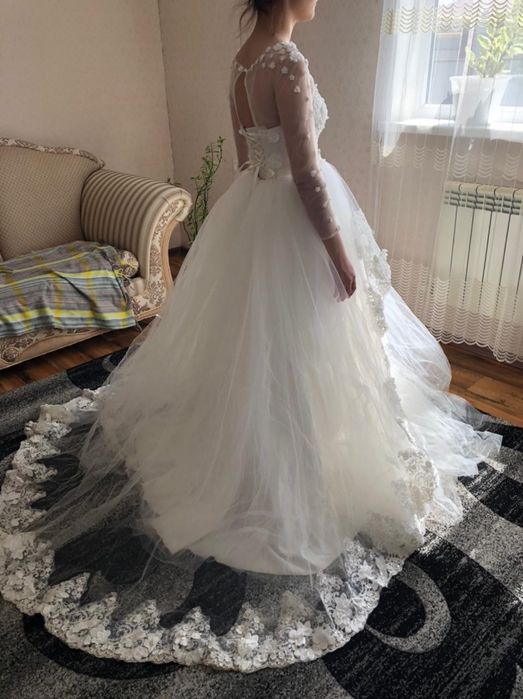 Продам свадебное платье ! 55000 тенге