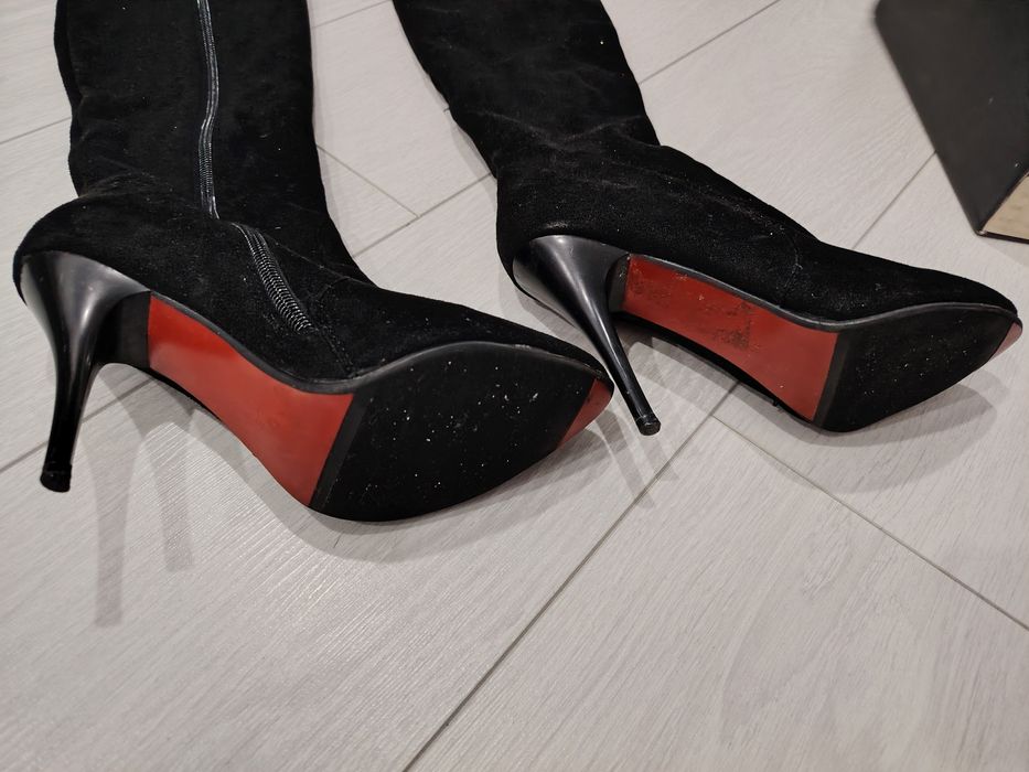 Сапоги замшевые 38 р