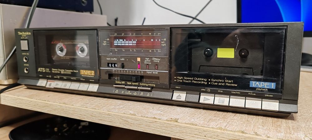 Casetofon deck Technics dublu RS-B11W