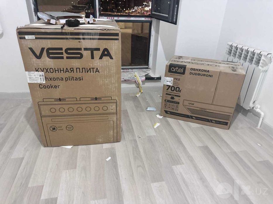Vesta Gaz Plita va Artel Вытяжка (Dudburon)