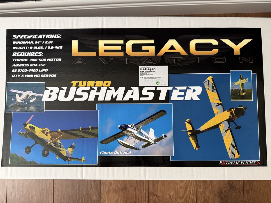 Авиомоделизъм RC самолет BUSH MASTER 84″ ARF – Нов!