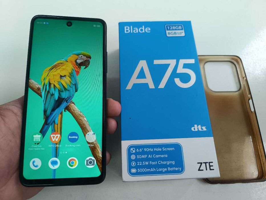 Продам смартфон ZTE Blade A75 в идеале на 128Гб с NFC