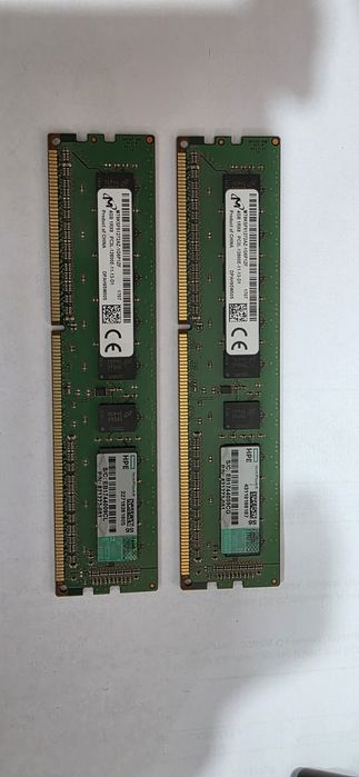 Оперативная память Micron 8GB (2×4GB) DDR3L 1600 ECC серверная