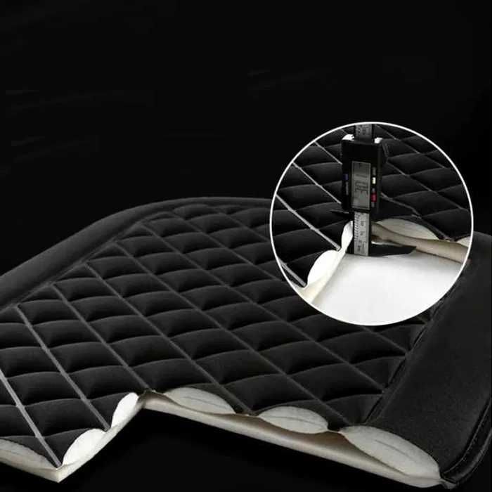 Универсална дишаща подложка, протектор за седалка на автомобил, Черен