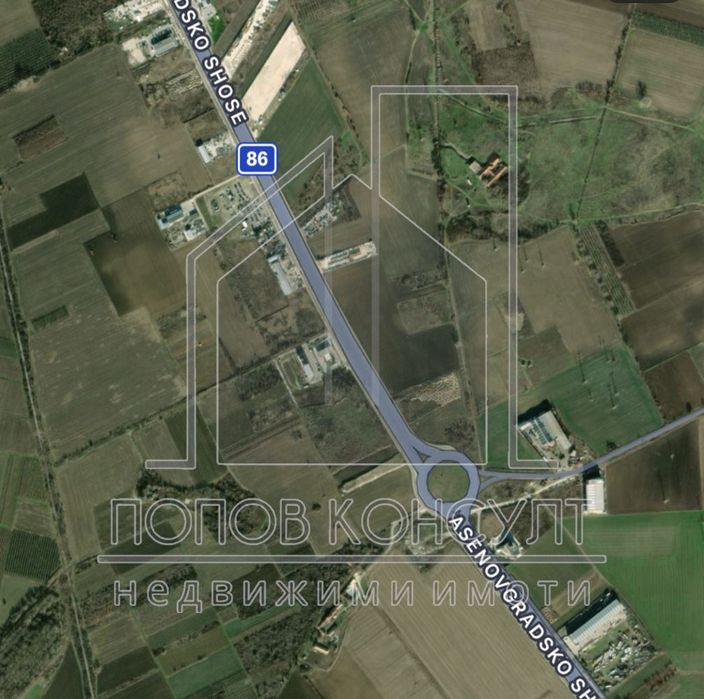 Парцел в Пловдив-Индустриална зона - Юг площ 4499 цена 103500