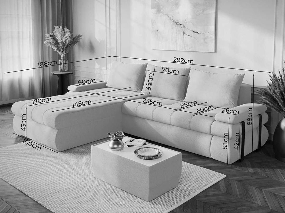 Coltar Extensibil Molly Gri Deschis - Transport Gratuit in 4-10 zile