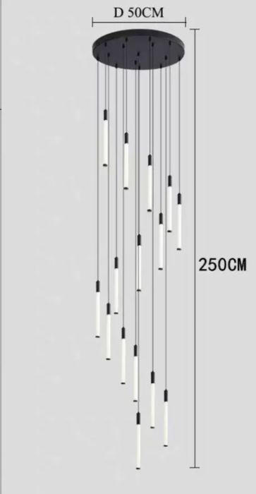 Люстра хайтек стилінде