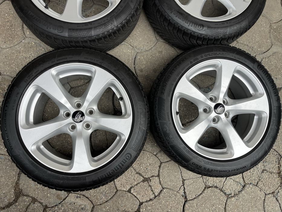 Jante aliaj 5x108mm, anvelope 225/50 R17 Ford, Peugeot, Citroen