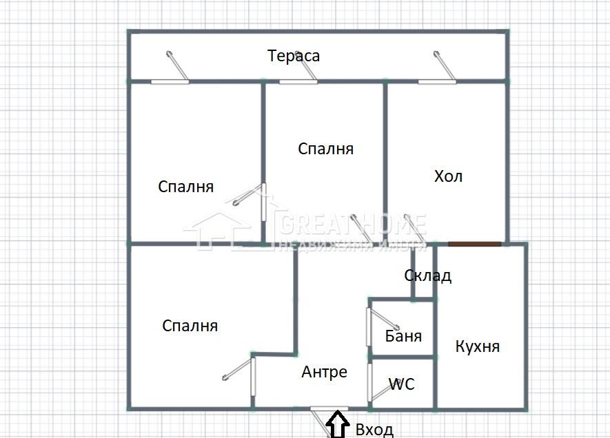 Широк Център ! Многостаен ! Обзаведен !
