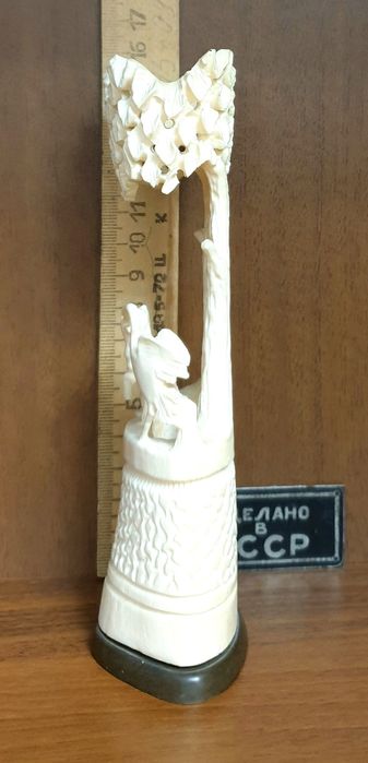 Карандашница резьба по кости