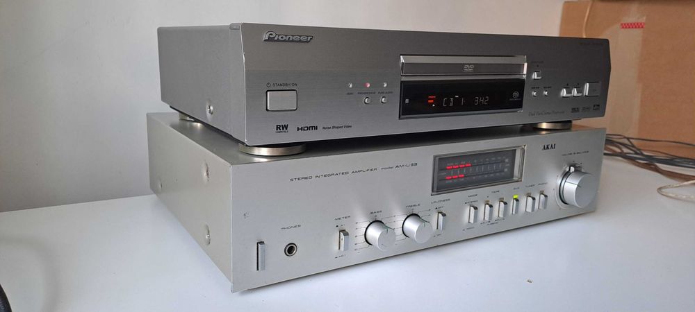 Amplificator Stereo Akai AM-U33 – Revizuit Complet – Vumetru LED – Japan