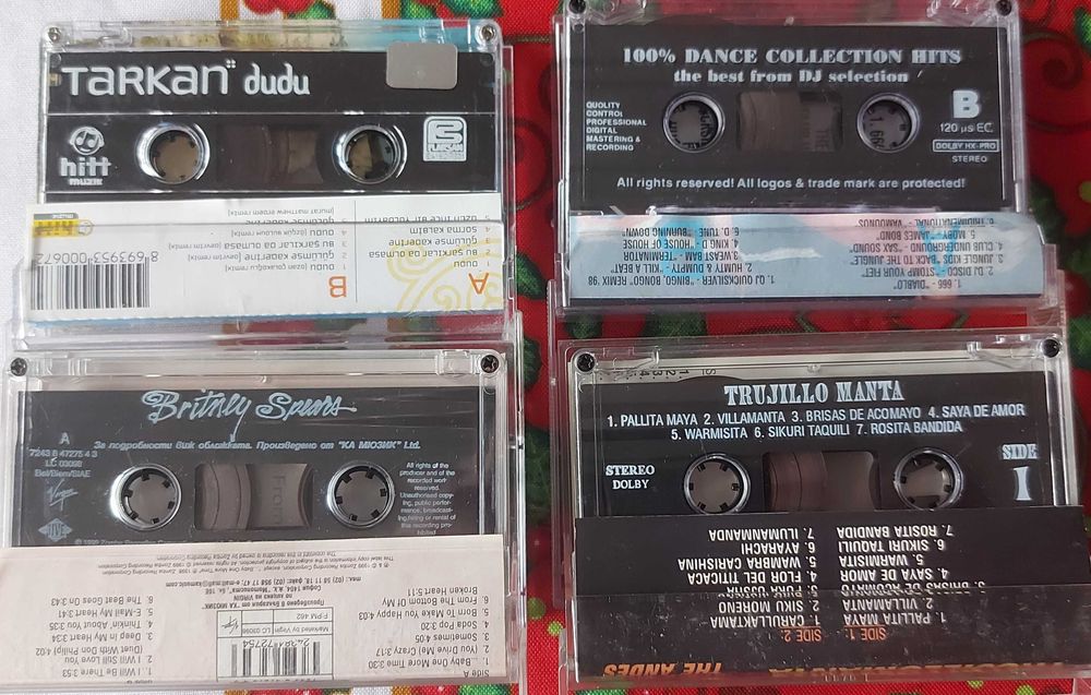 Лот 8 касетки:Britney Spears, Tarkan, Tecno, Joe Cocker и др.