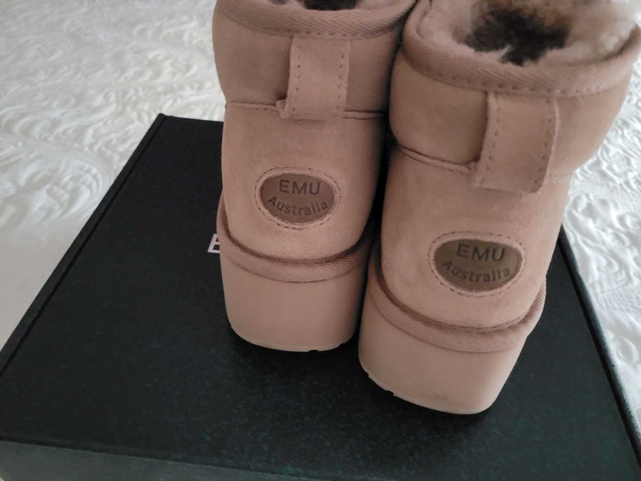 Кожени боти с платформа Emu 38 номер