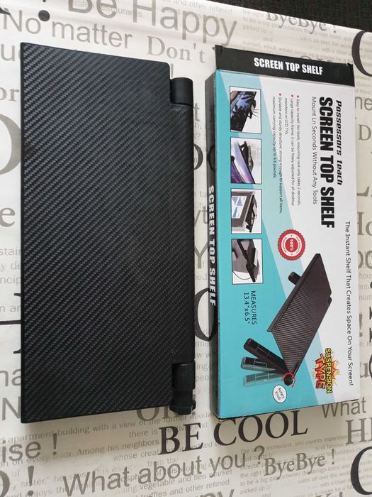 Поставка, рафт, органайзерът за LCD телевизор, мониторScreen Top Shelf