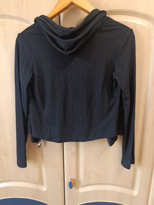 Стильная кофточка-капюшонка на девочку 10-13 лет