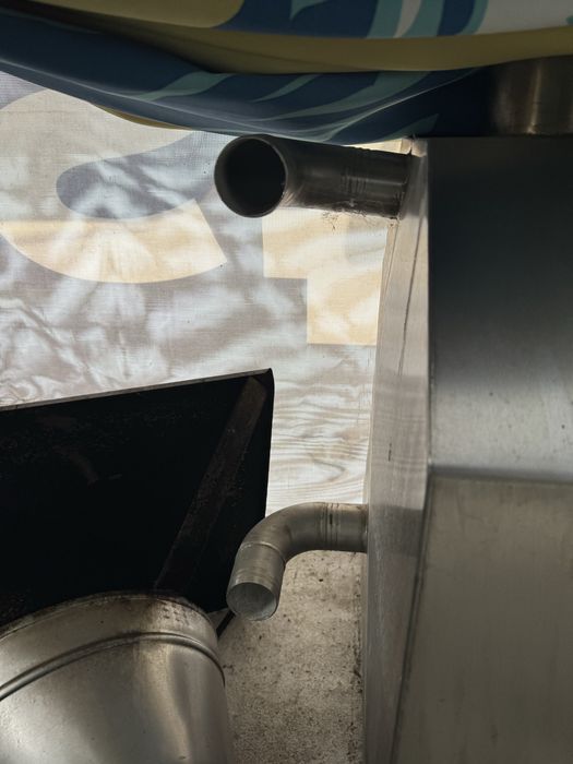 Vand soba inox exterioara pentru ciubar 8-10 persoane