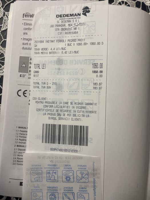 Instant Pegaso Pro Ferroli