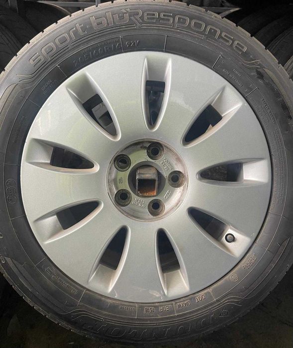 Jante aliaj Audi R16 cu anvelope de vara 205 60 R16 7Jx16H2 ET35