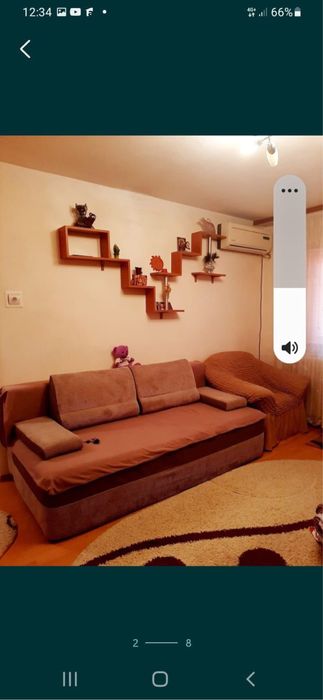 Închiriez apartament cu douǎ camere semidecomandat în zona Alexandru cel Bun.