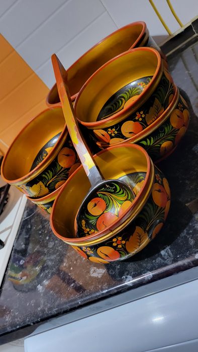 Тегеш астау, деревянная посуда