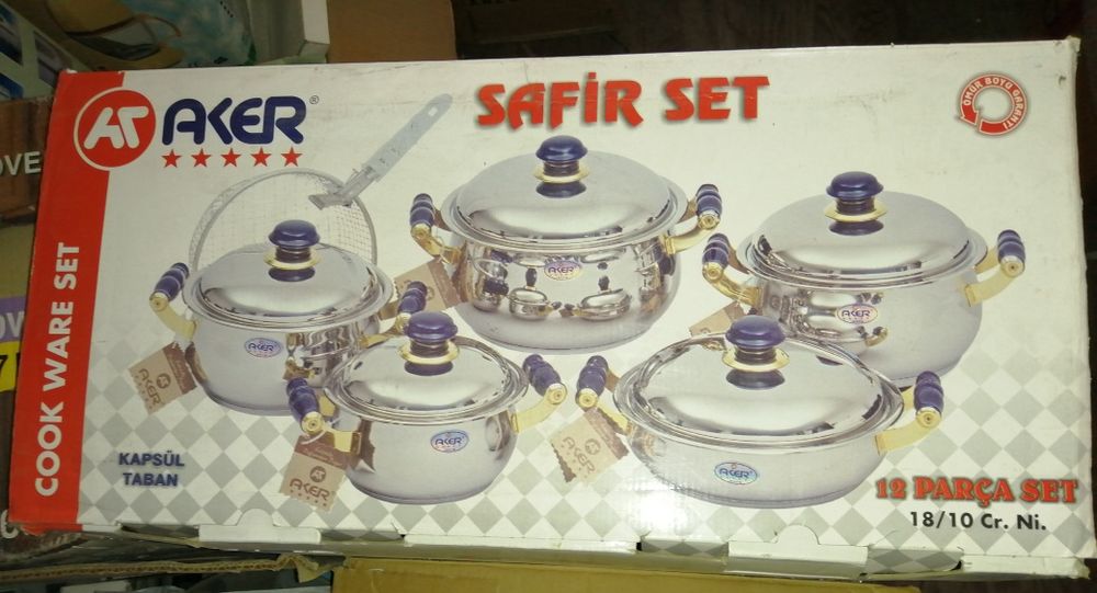 Набор металлических кастрюль-SAFIR SET