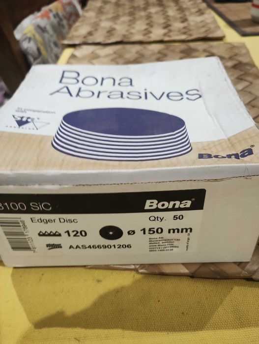 Дискове шкуркa Bona Abrasive 120на диаметър  150 кутия 50 бр