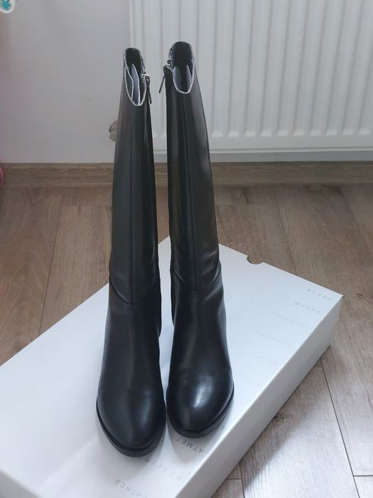 Cizme piele Geox 40 purtate o data