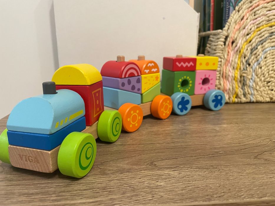 Дървено влакче Viga Toys