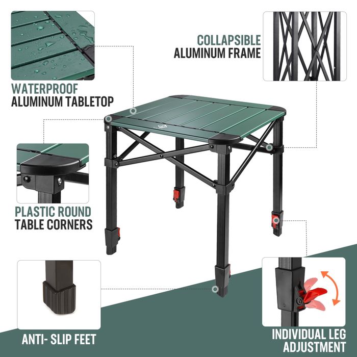 masa aluminiu camping
