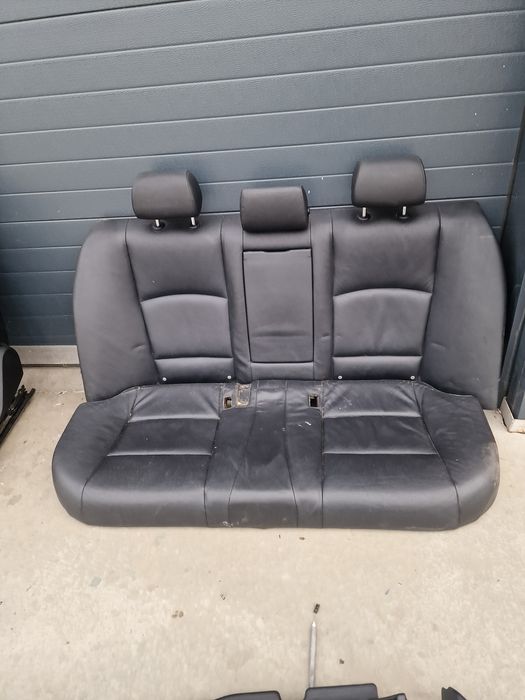 Scaune bancheta interior piele neagră bmw f10 fara incalzire