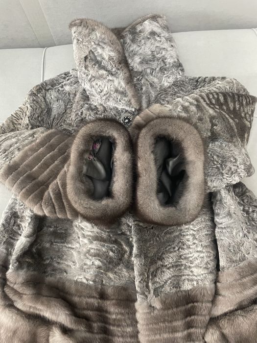 Норковая шуба, каракульча, Европа, 48-52