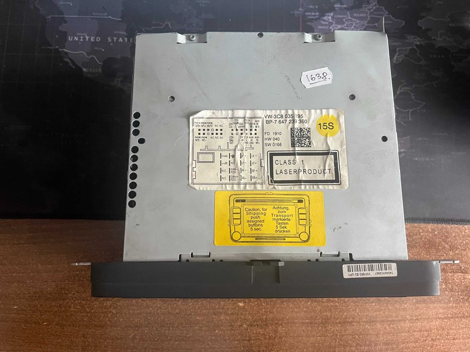 radio auto Blaupunkt GMBH decodat
