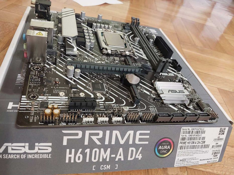 Intel Core i9 13900 + Asus Prime H610M-A D4 (с гаранция)