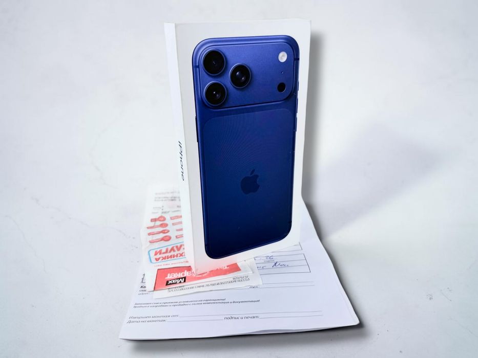 НОВ! Apple iPhone 17 Pro Max 2TB Deep Blue 2г. Гаранция!