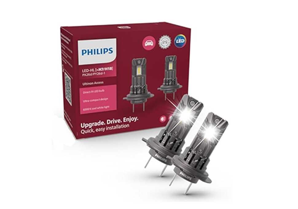 LED крушки за автомобил H7/H18 Philips Ultinon Access, 12V 16W