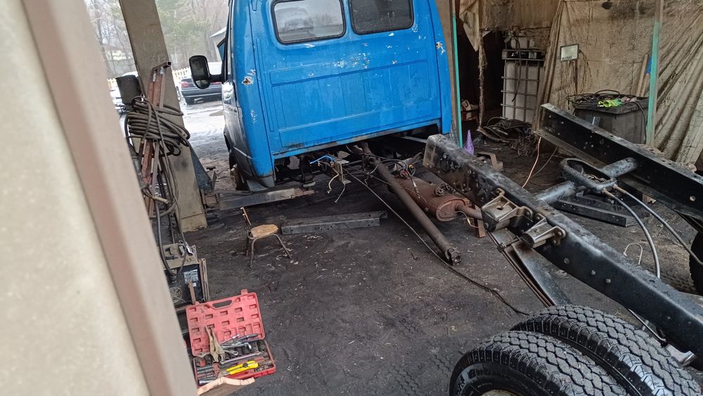 Удлинение усиление рамы газель