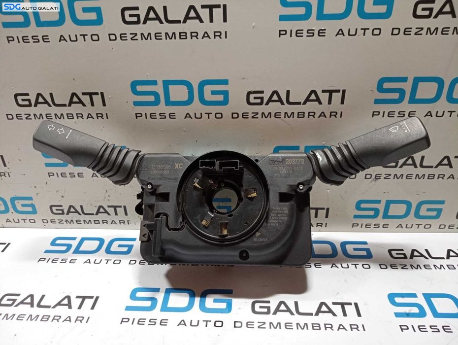 Ansamblu Maneta Manete Semnalizare Faza Lunga Scurta Stergatoare cu Spirala Opel Astra H 2004 - 2010 Cod 13198906 498990969 203773 [M5912]