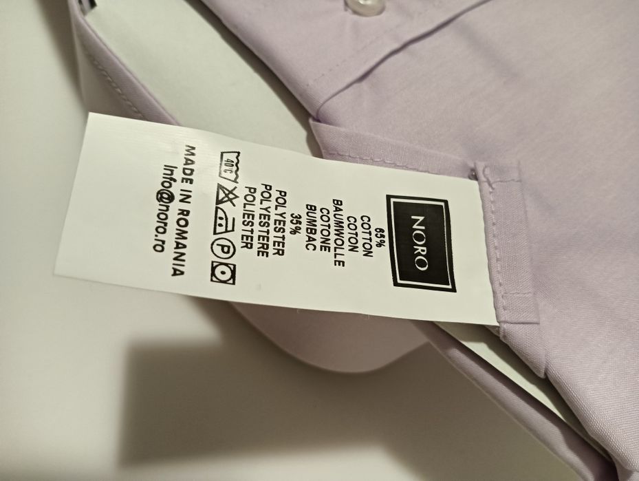 Cămăși bărbătești classic fit, fabricate în România