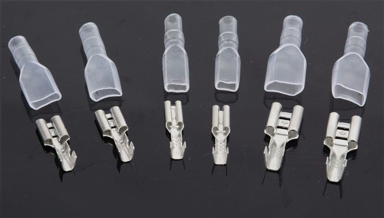 Kit 120 buc conectori terminale mama cu izolatie 2.8-4.8-6.3 mm