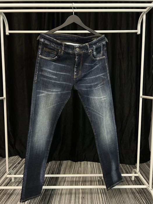 Vand blugi premium barbati model italian slim fit albastru -40-56