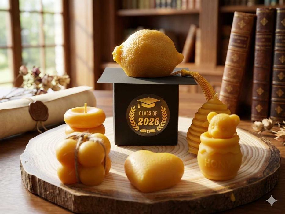 Подаръчета за гости за всеки повод  от натурален пчелен восък