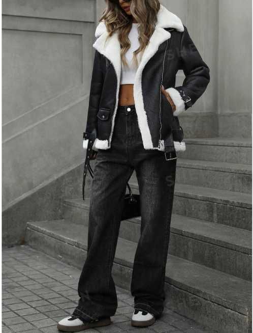 Geaca Biker – Stil Urban și Protecție Perfectă pentru Zilele Reci!