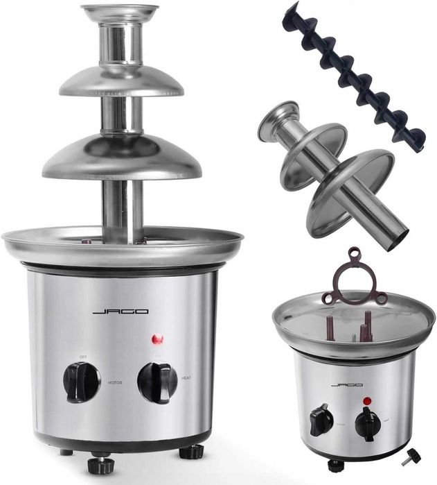 Фонтан за шоколад 275 W 3 нива Jago