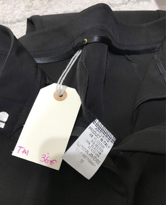 Pantaloni evazati negri marime M pantaloni noi negri evazati 38 evazat