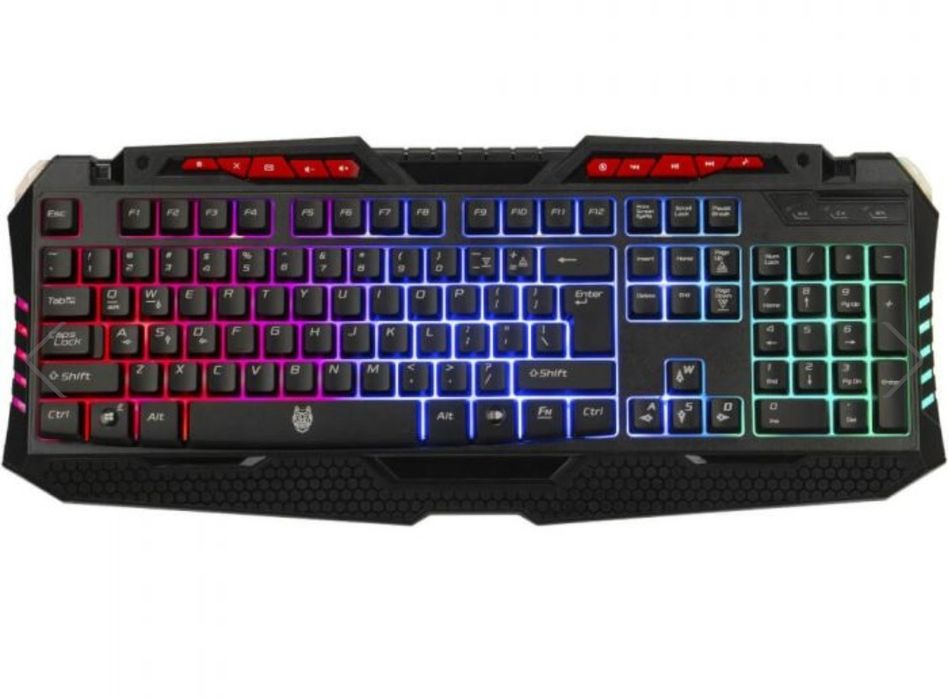 Kit gaming Negru/Rosu