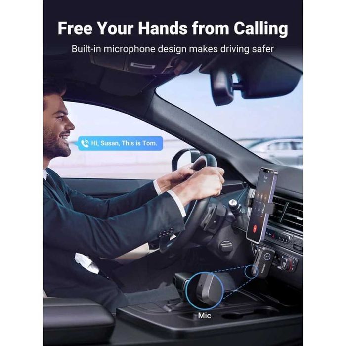 Аудио ресийвър Ugreen CM596 Bluetooth 5.3 AUX (90748)